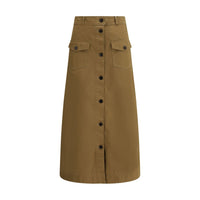 Saint Laurent Midi Skirt