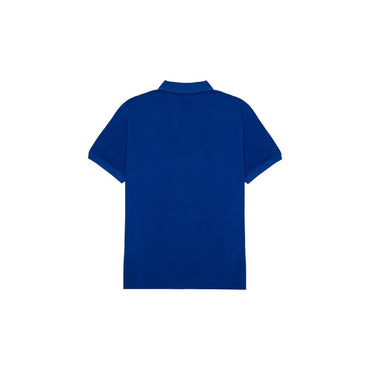 Emporio Armani Blue Cotton Polo Shirt