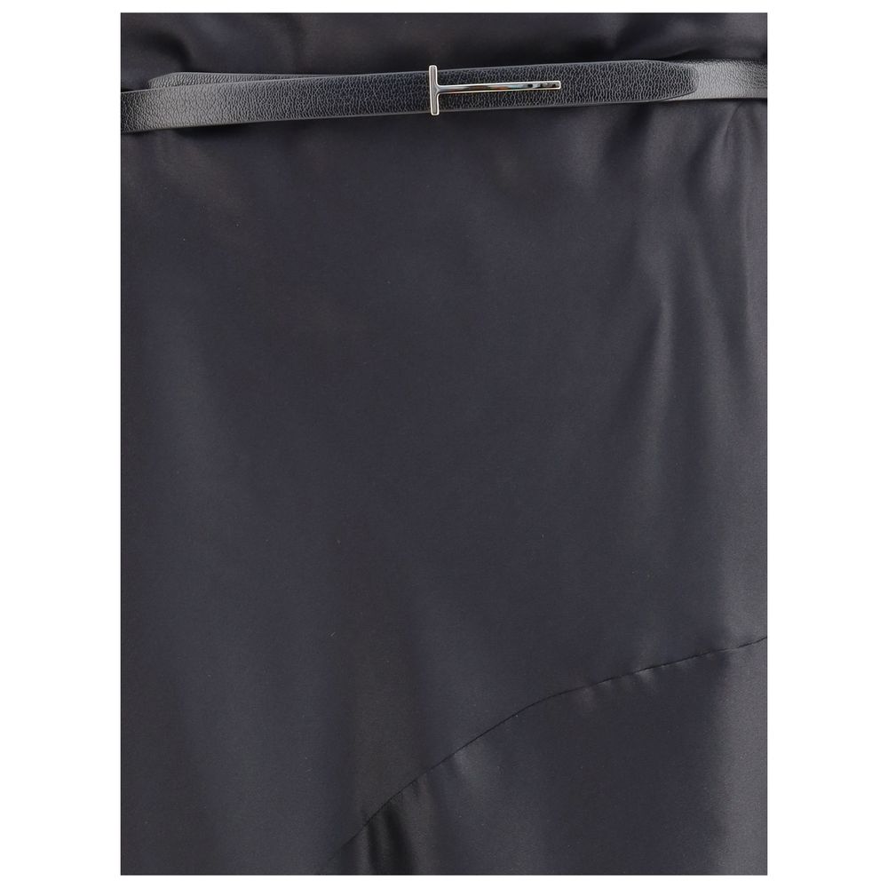 Tom Ford SILK SATIN LONG SKIRT