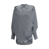 Darkpark GEORGIA - DETACHABLE SCARF JAPANESE WOOL