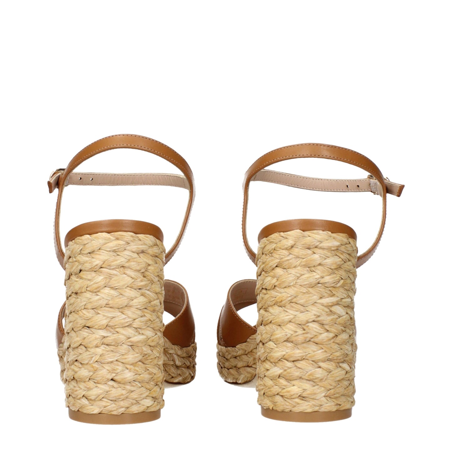 Stuart Weitzman Brown Leather Platforms
