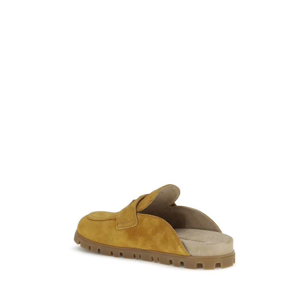 Miu Miu Suede Mules