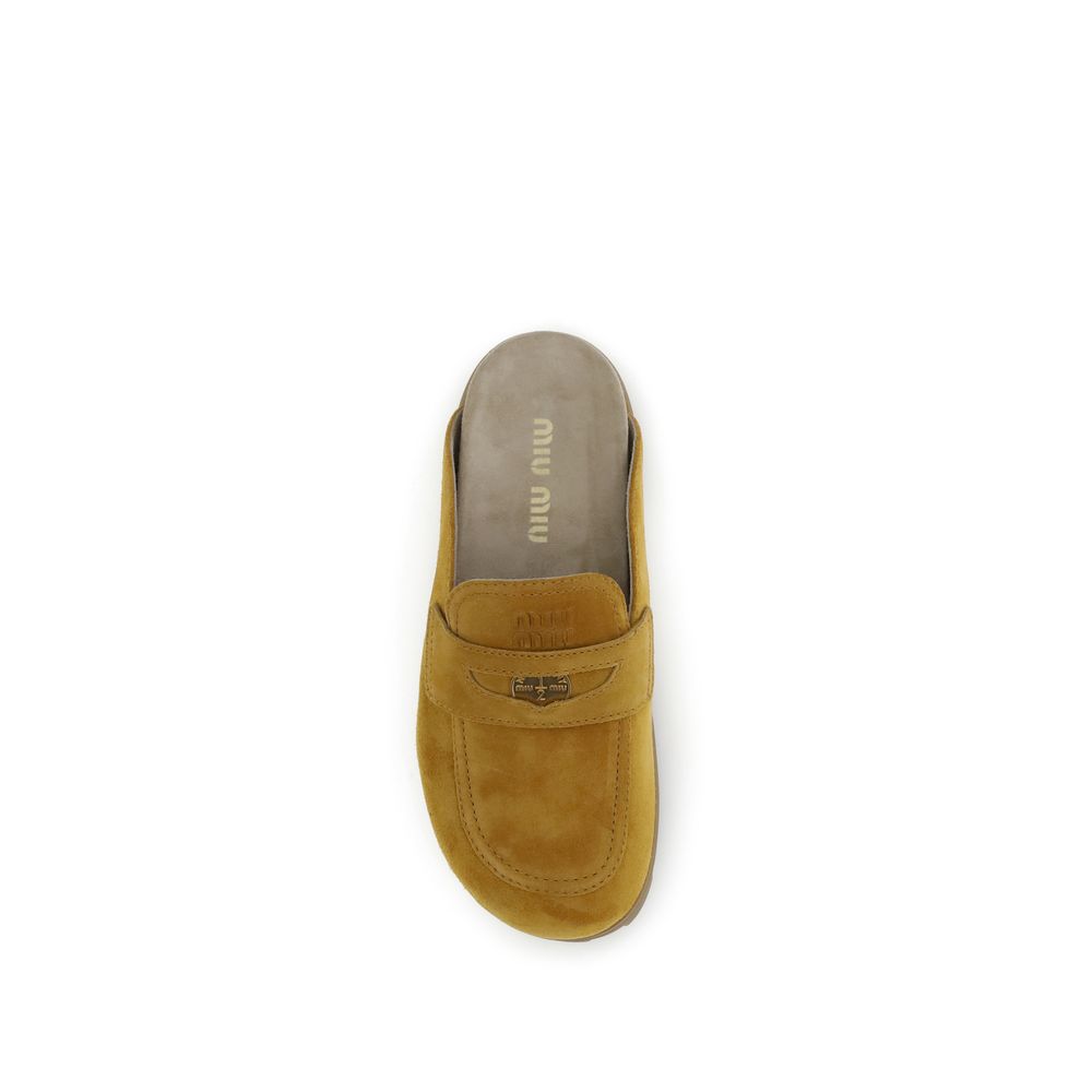 Miu Miu Suede Mules