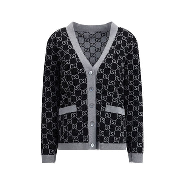 Gucci L/S V/NK CRDGN FINE WO GG TUB