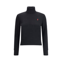 Ami Paris PULL COL ROULE AMI DE COEUR