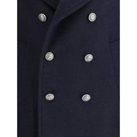 Brunello Cucinelli Double wool flannel Caban