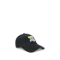 Ganni WASHED COTTON CANVAS PUPPY CAP