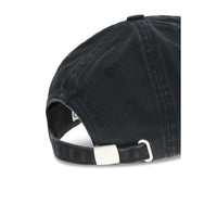 Ganni WASHED COTTON CANVAS PUPPY CAP