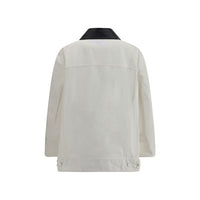 Givenchy DENIM PARKA WITH LEATHER COLLAR