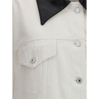 Givenchy DENIM PARKA WITH LEATHER COLLAR