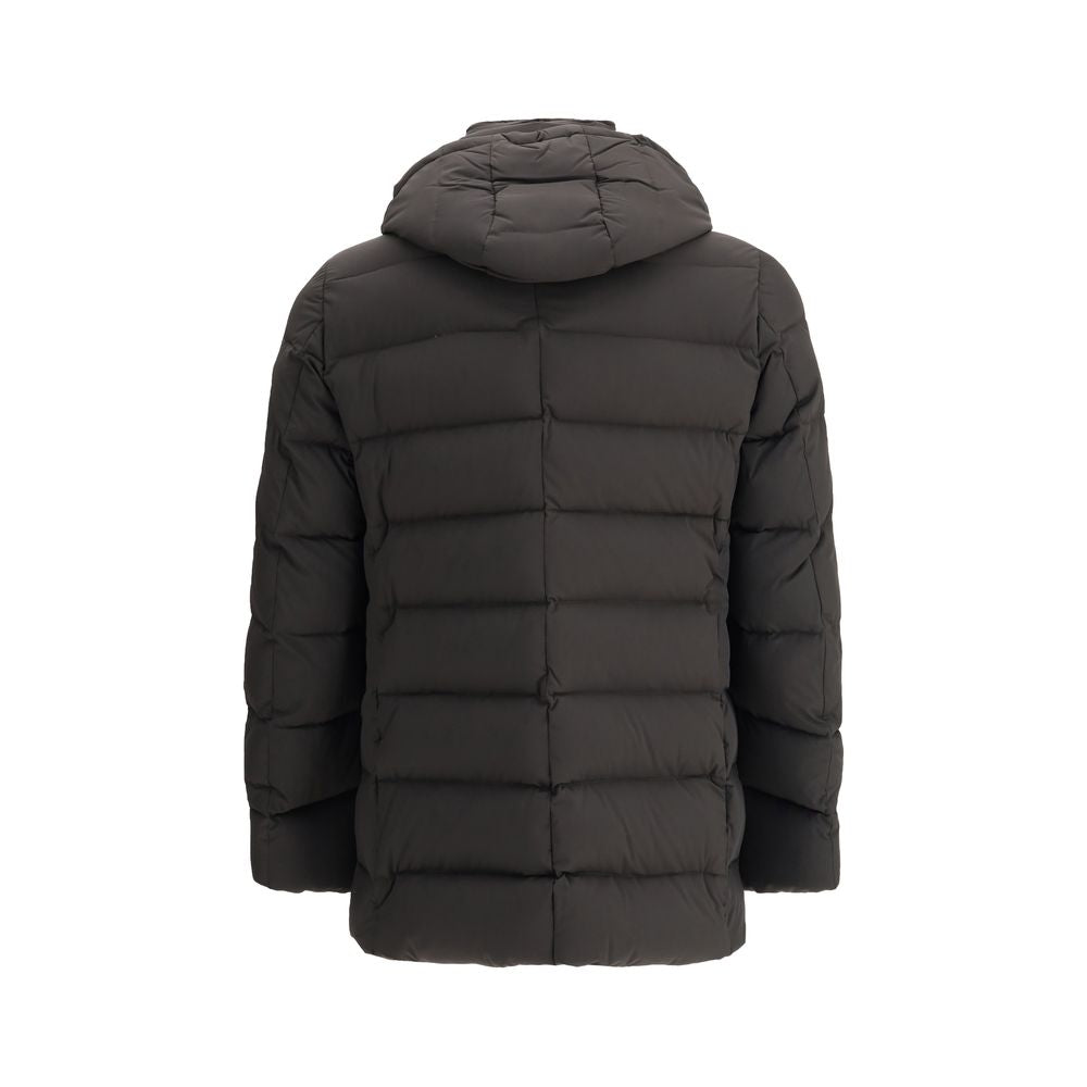 MooRER Black Polyamide Coat