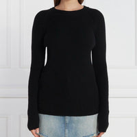 PINKO Black Wool Sweater