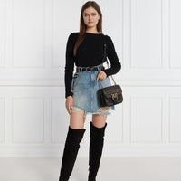 PINKO Black Wool Sweater