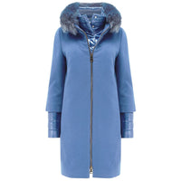 Herno Blue Cashmere Jackets & Coat