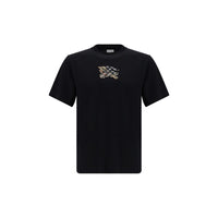 Burberry Checked logo cotton T-shirt