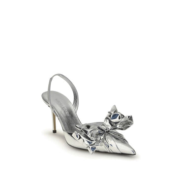 MACH & MACH ''LE CADEAU'' WRAPPED LEATHER SLINGBACKS