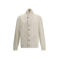 Brunello Cucinelli Cable-Knit Cashmere Cardigan