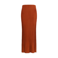 Gabriela Hearst Long Knitted Skirt with narrow ribs