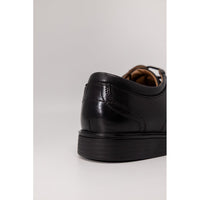 Clarks Black Leather Oxfords And Derby