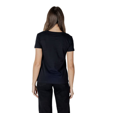 Armani Exchange Black Cotton T-Shirt