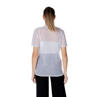 Armani Exchange White Polyamide T-Shirt