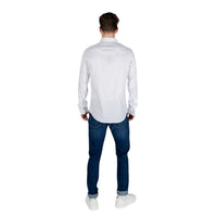 Armani Exchange White Lyocell Shirt