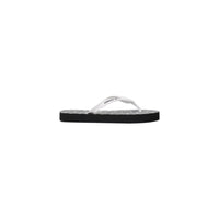 Armani Exchange Black And White Rubber Flip-Flop Sandal