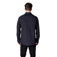 Armani Exchange Blue Cotton Shirt