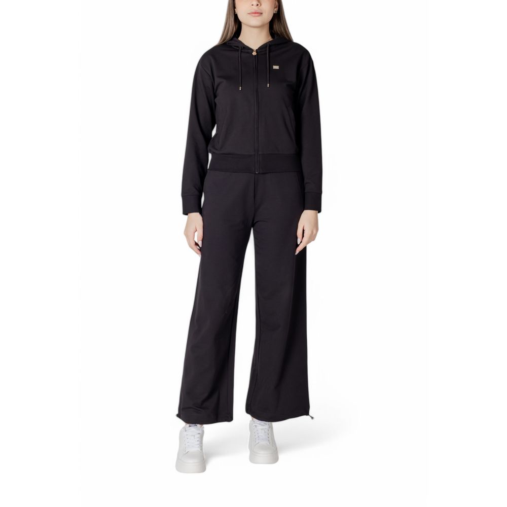 EA7 Emporio Armani Black Cotton Tracksuit