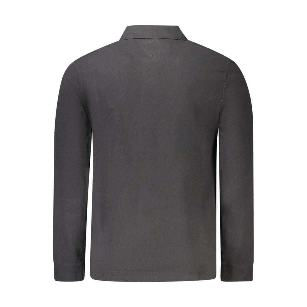 Timberland Black Cotton Polo Shirt