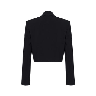 PINKO Black Polyester Suits & Blazer
