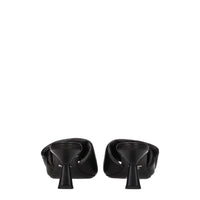 Prada Black Leather Platforms