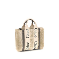 Chloé Small Woody Shearling Tote Bag