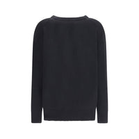 Jil Sander Black Wool Sweatshirt