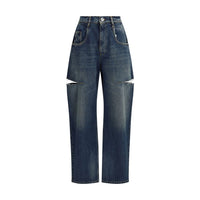 Margiela Denim Jeans with Cut-Out Detail
