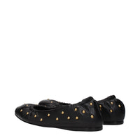 Chloé Black Leather Ballet Flats