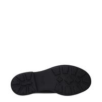 Prada Black Leather Oxfords And Derbies