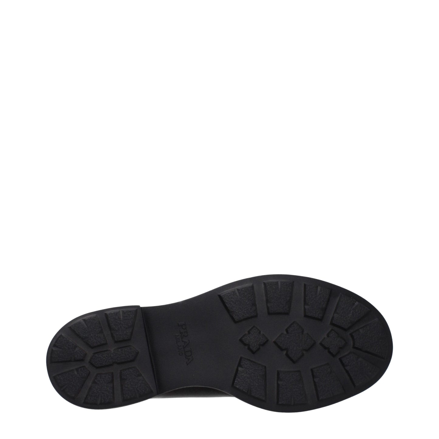 Prada Black Leather Oxfords And Derbies