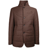 Made in Italy Brown Wool Jackets & Coat