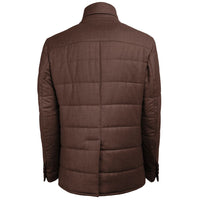 Made in Italy Brown Wool Jackets & Coat