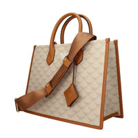 MCM Beige Fabric Handbags