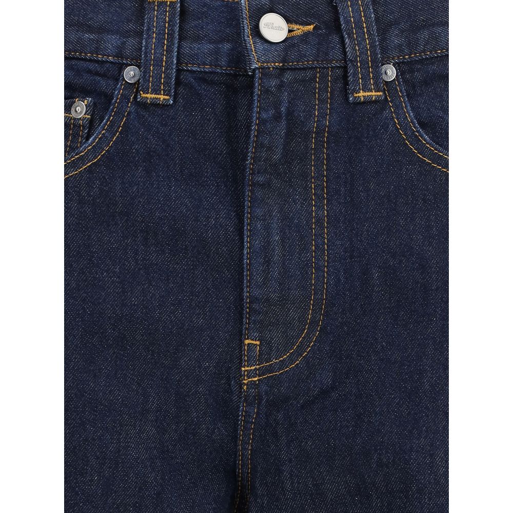 Khaite Bonnie high-waisted wide-leg jeans