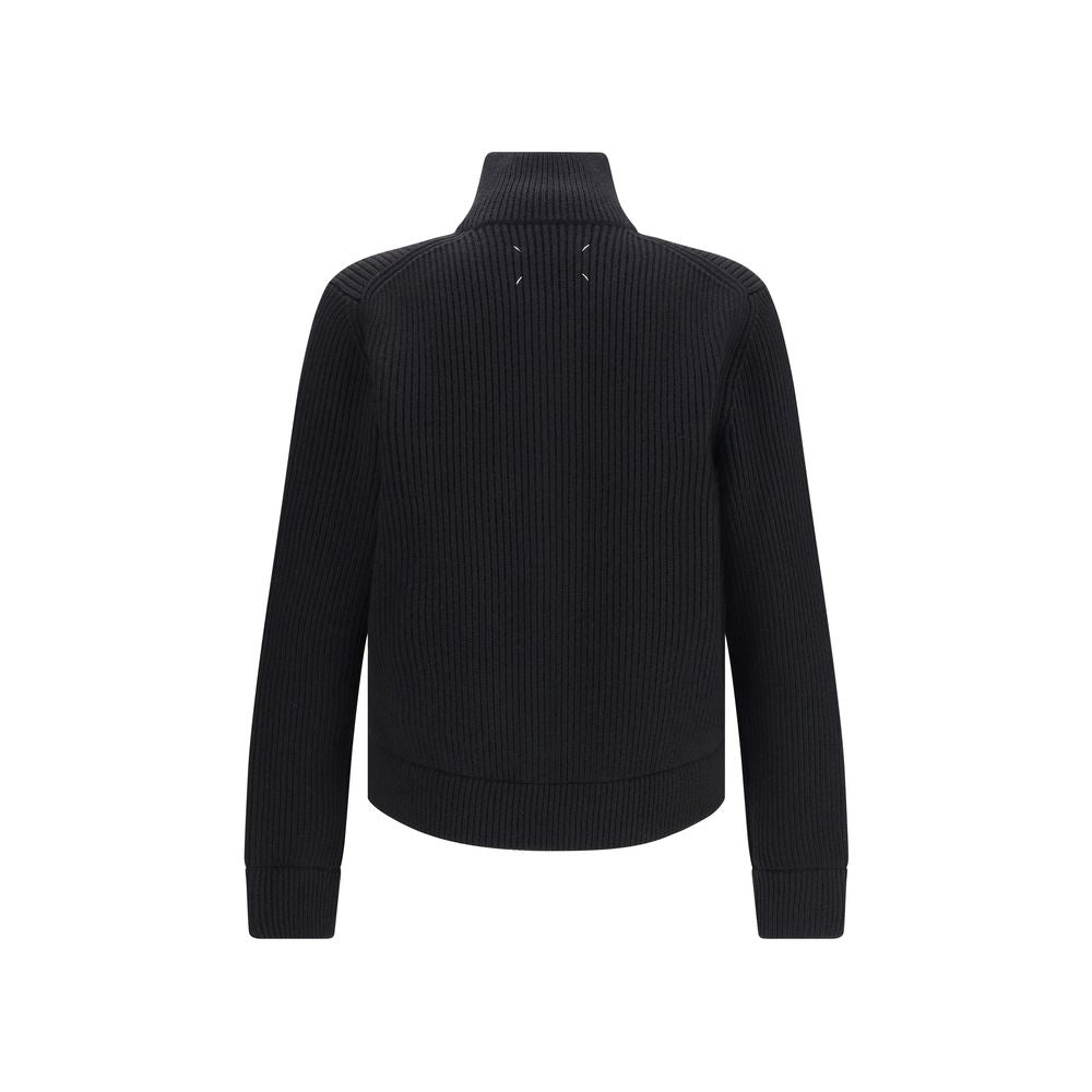 Margiela Zipped Cotton Cardigan