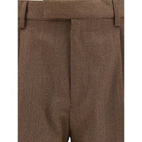 ZEGNA Tailored Trousers in Brown