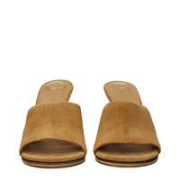 Jacquemus Brown Leather Stiletto Heels Sandals