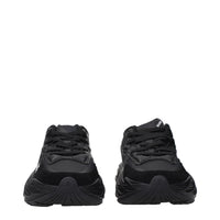 Balmain Black Leather Athletic Sneakers