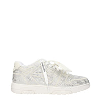 Off-White Beige Leather Low Tops