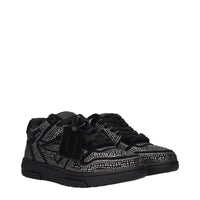 Off-White Black Leather Sneakers