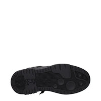 Off-White Black Leather Sneakers