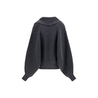 Balmain Oversized wrap-effect Sweater